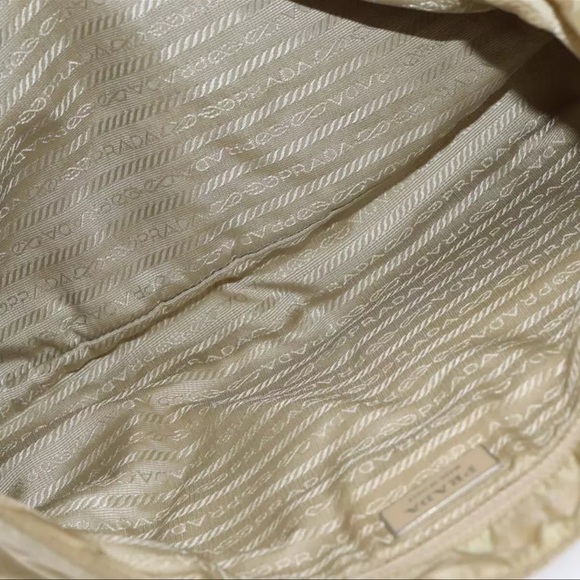 Use tan cream vintage nylon Prada bag - Picture 7 of 11